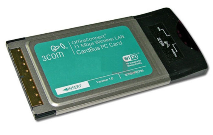 3Com 11Mbps Wireless PC Card (3CRSHPW796) Driver v.1.80.0716.2003 Windows XP 32 bits