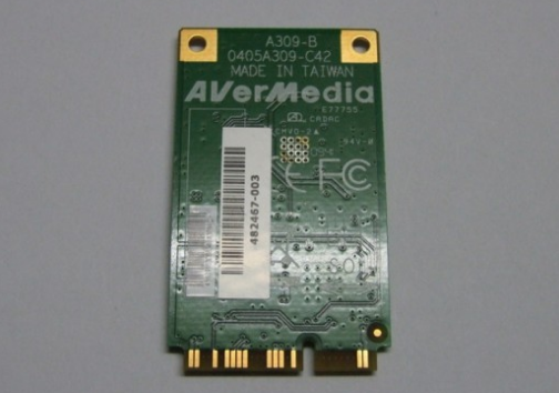 AVerMedia A309 (MiniCard, DVB-T) Drivers v.1.0.0.63 Windows XP / Vista / 7 / 8 32-64 bits