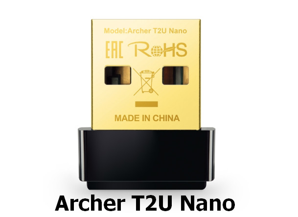 TP-LINK Archer T2U Nano AC600 USB Wireless Adapter Driver Windows XP / Vista / 7 / 8 / 8.1 / 10 32-64 bits