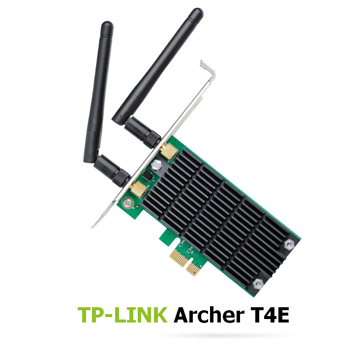 TP-LINK Archer T4E AC1200 PCI Wireless Adapter Driver Windows XP / Vista / 7 / 8 / 8.1 / 10 32-64 bits