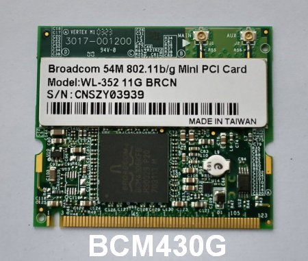 Broadcom BCM-43xx Wireless 802.11ac PCI-E Drivers v.1.558.53.1 Windows 10 32-64 bits