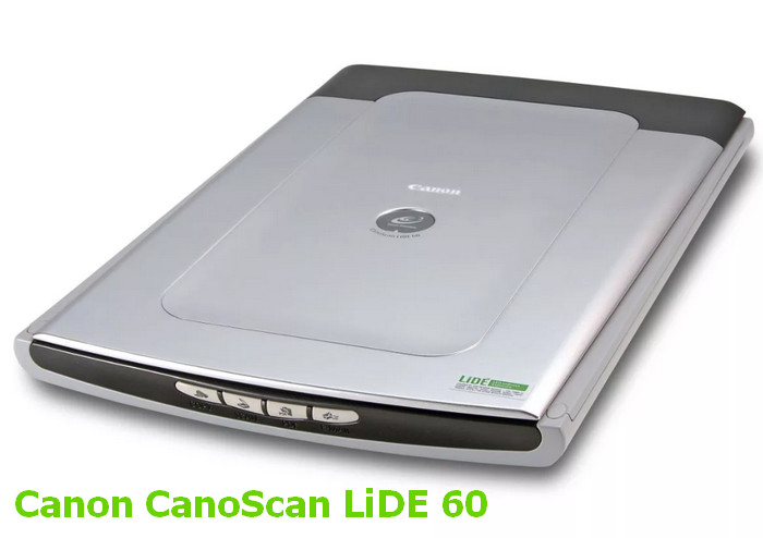 Canon CanoScan LiDE 60 Scan Driver v.11.111a Windows XP / Vista / 7 32-64 bits