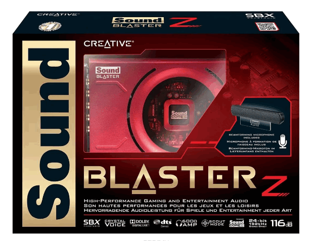 Creative Sound Blaster Z Drivers v.6.0.102.0042 Windows 7 / 8 / 8.1 / 10 32-64 bits