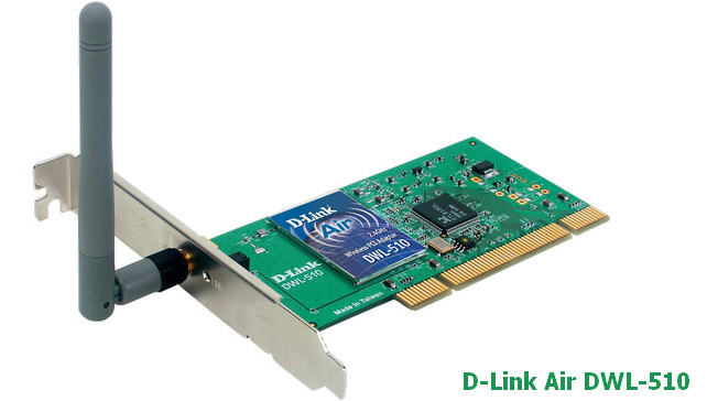D-Link Air DWL-510 PCI Wireless Adapter Driver v.5.140.0523.2003 Windows XP 32 bits