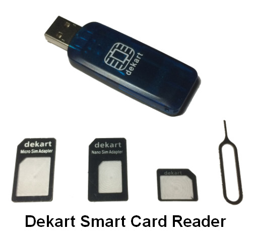 Dekart SIM Card Reader Driver v.1.0.5.9 Windows XP / Vista / 7 / 8 / 8.1 / 10 32-64 bits