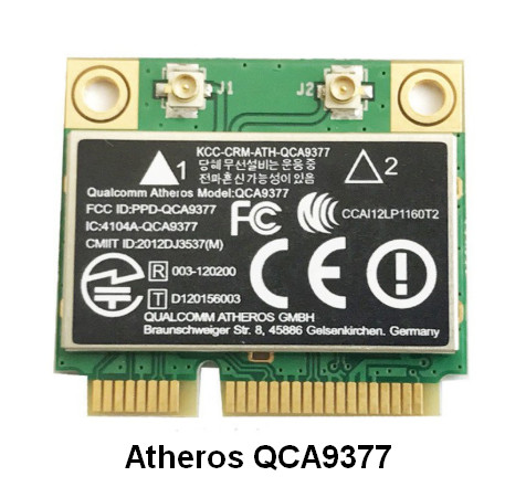 Atheros QCA9377 Wireless Network Adapter Driver v.12.0.0.832 Windows 7 / 10 32-64 bits