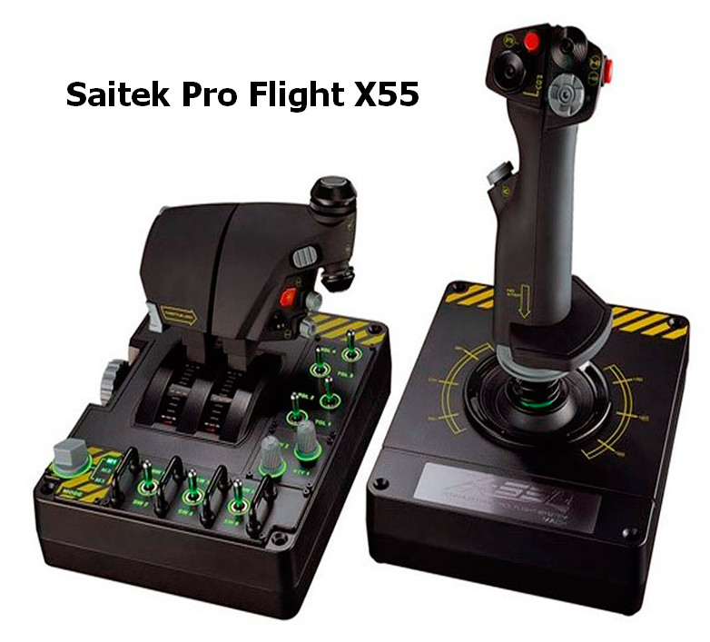 Saitek Pro Flight X55 RHINO Driver v.7.0.55.13 Windows 7 / 8 / 10 32-64 bits
