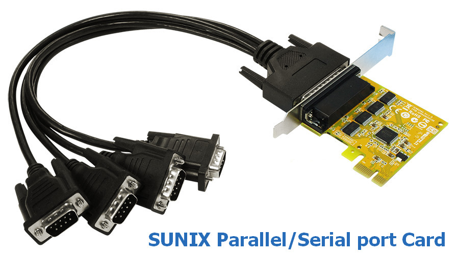 SUNIX Parallel/Serial port Card Drivers v.9.0.5.0 Windows XP / Vista / 7 / 8 / 8.1 / 10 32-64 bits