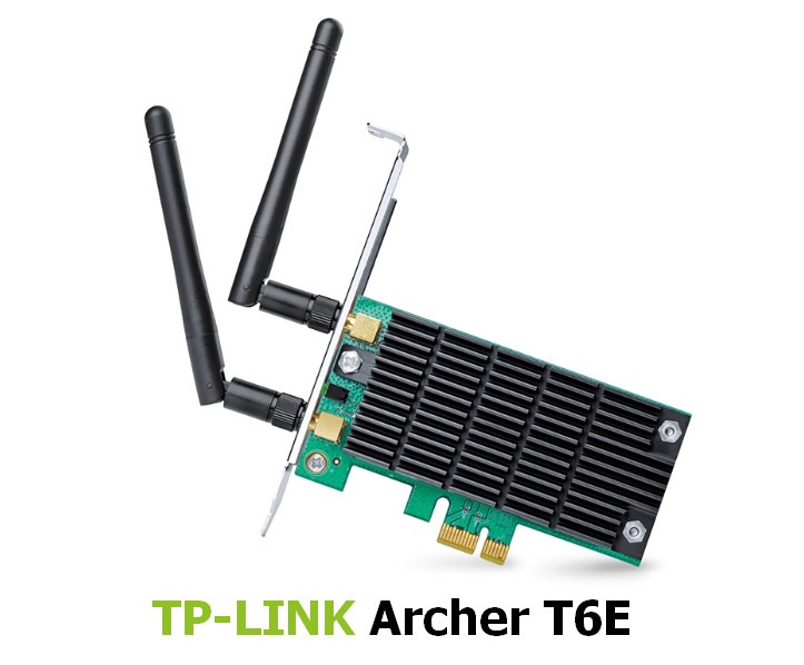 TP-LINK Archer T6E AC1300 PCI Wireless Adapter Driver Windows XP / Vista / 7 / 8 / 8.1 / 10 32-64 bits