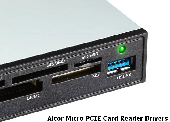 Alcor Micro PCIE Card Reader Drivers v.1.19.02.2300 Windows 10 64 bits