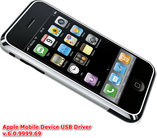 Apple Mobile Device USB Driver v.6.0.9999.69 Windows XP / Vista / 7 / 8 / 8.1 / 10 32-64 bits