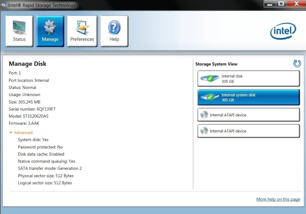 Intel Rapid Storage Technology (RST) Driver v.17.2.12.1035 Windows 8.1 / 10 64 bits