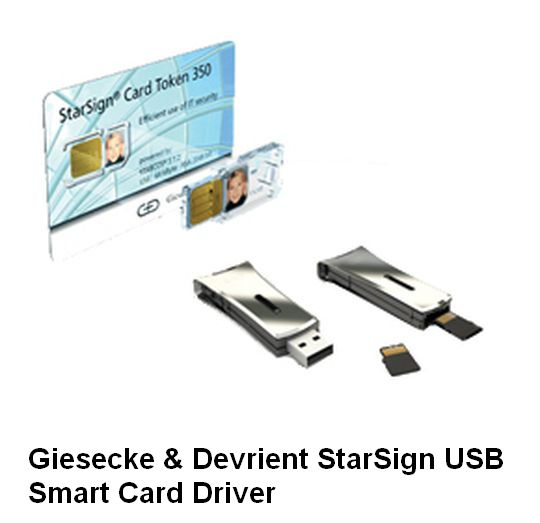 Giesecke & Devrient StarSign USB Smart Card Driver v.1.7.17.0 Windows XP / Vista / 7 / 8 / 8.1 / 10 32-64 bits