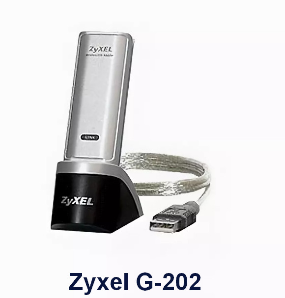 Zyxel G-202 EE 802.11g Wireless USB Adapter Driver v.5.20 Windows XP / Vista / 7 32-64 бита