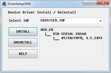 Vie reaktion frihed WinChipHead USB-SERIAL CH340/CH341 Driver v.3.5.2019.1 download for Windows  - deviceinbox.com