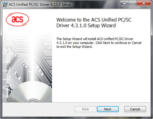 ACS USB Smart Card Reader Drivers v.4.3.1.0, v.4.3.0.0 for Windows - deviceinbox.com